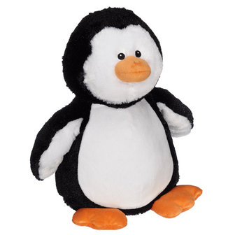 pinguin met borduring zijn buikje